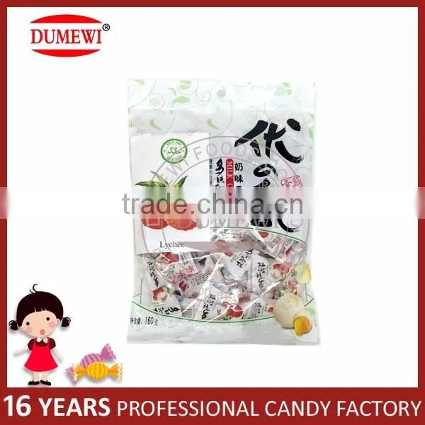 Chocolate Center Filled Soft Candy Milk Chewy Candy