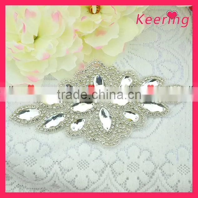 2014fashion embroidery patch cord slim patch WPH-1778