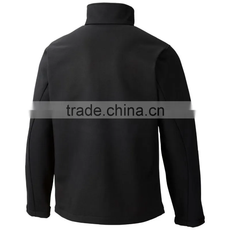 factory price polyester windproof stretch running softshell jacket men