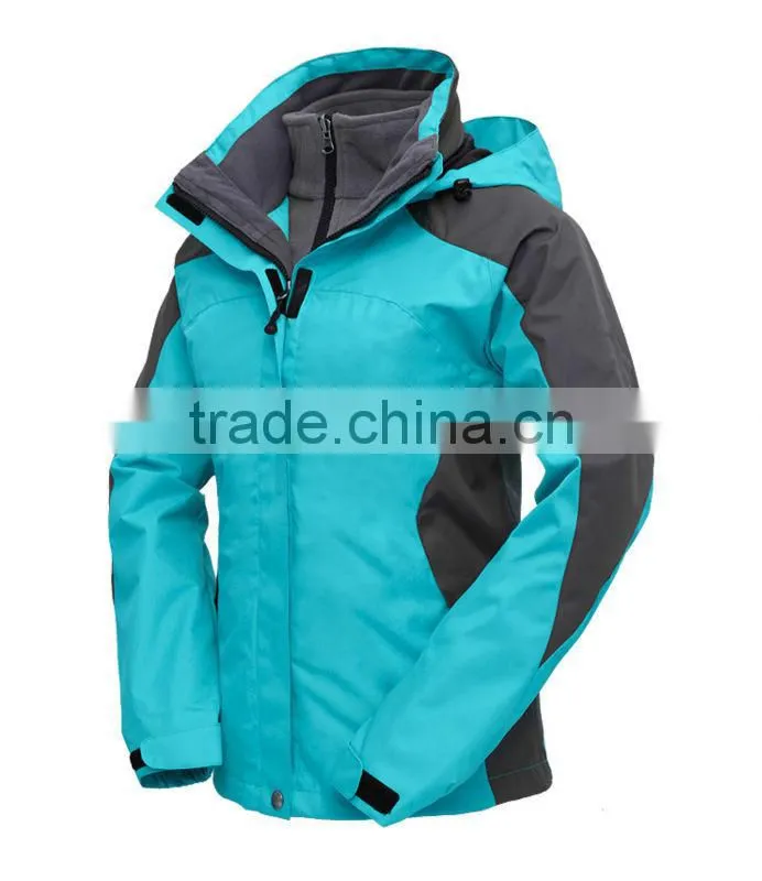 fashion women outdoor jacket waterproof&breathable,women's waterproof jacket