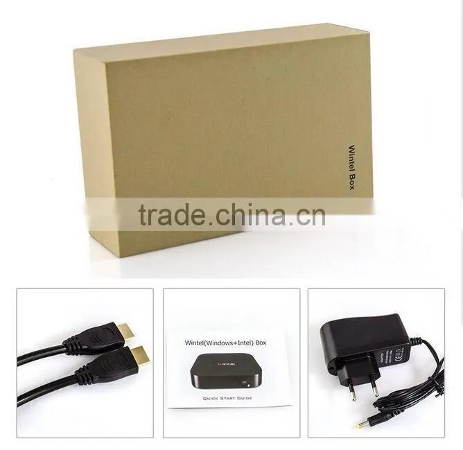 Windows8 8.1Android OS W8 Intel 1.33GHz CPU 32gb Storage Smart Quad Core Wintel W8 Mini PC