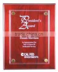 Wholesale Custom High Glossy Finish Wood Plaque Blank/Trophies Custom Wood Award For Gifts JKC-021