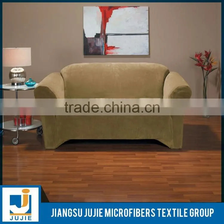 Plain dyed L shape sofa cover design for sale,sofa cover set,sofa set covers