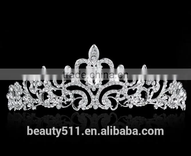 The bride's head is decorated with a diamond wedding accessories from the us and Europe HG018