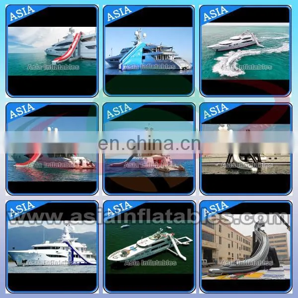 Customized Entertainment Inflatables Slide for Yacht/Boat Water for Yacht