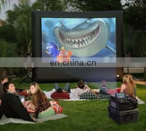 Family inflatable outdoor theater movie screen for sale