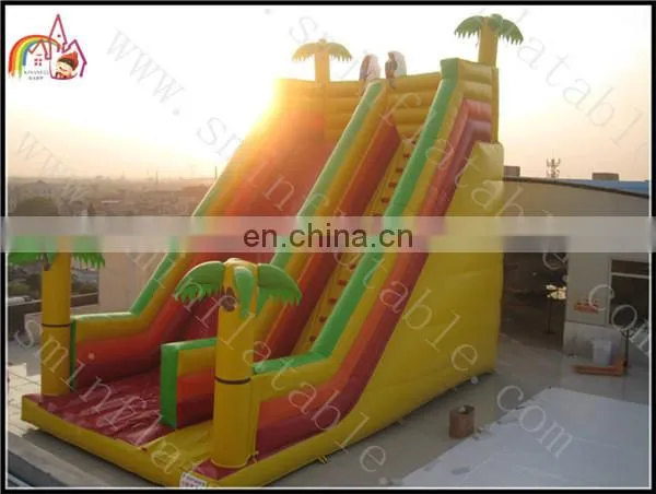Popular large inflatable clown dry slide,used slide for kids,design inflatable slide