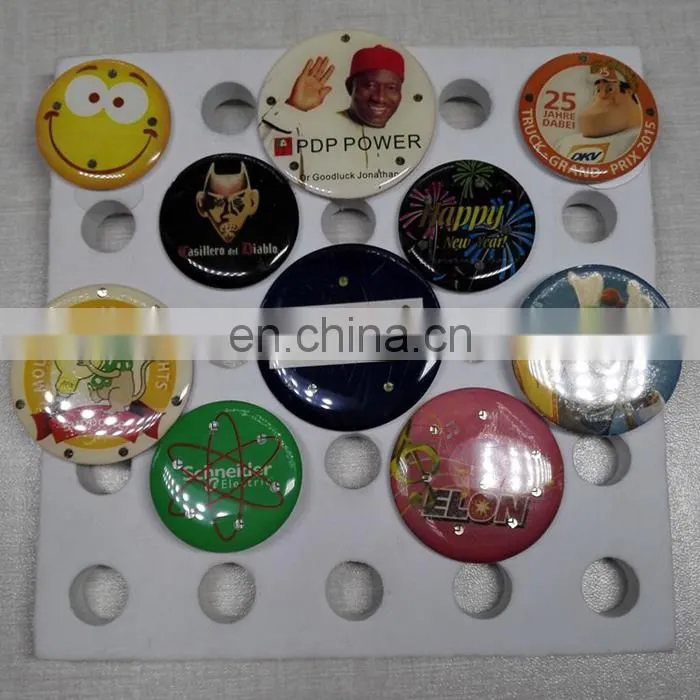 best customized advertising personalise led flashing badge buttons