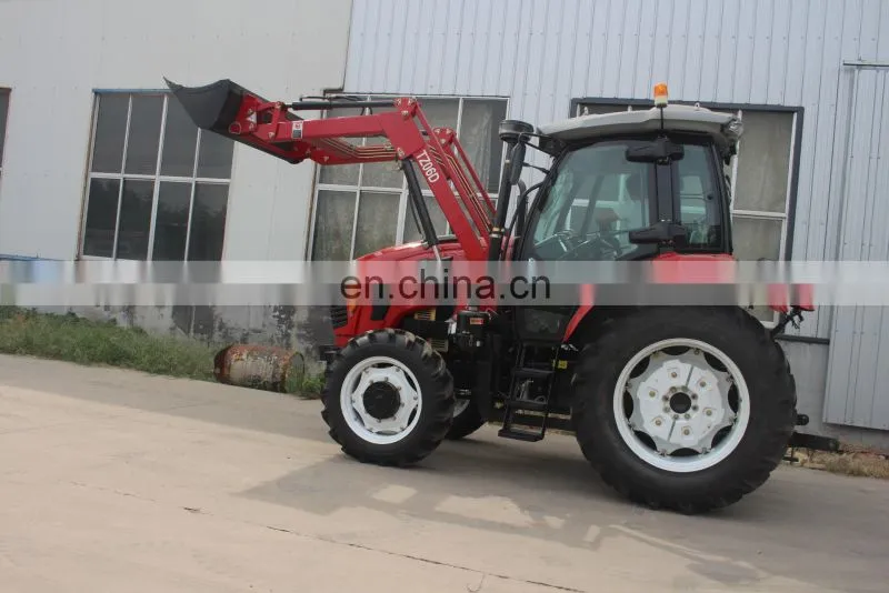 2018 4-wheel 100hp farm tractor with front loader