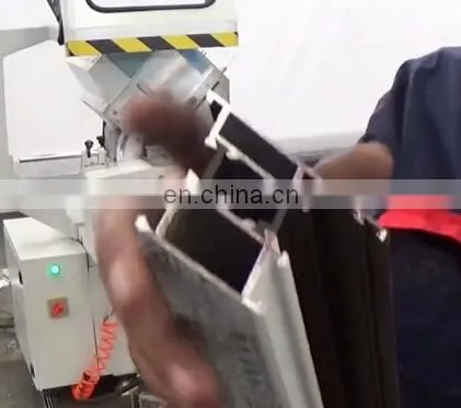 China double-head Cutting Machine/double head mitre saw for cutting aluminum and PVC profile with CE
