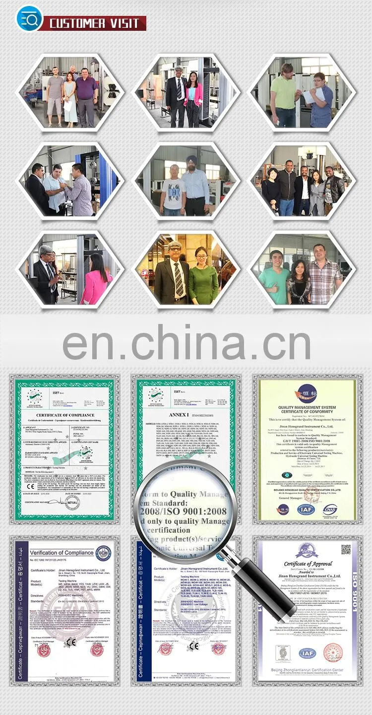 New design bend for pipes tube testing automatic bending test machine with CE certificate