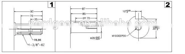 service agriculture equipment planetary engine gearbox