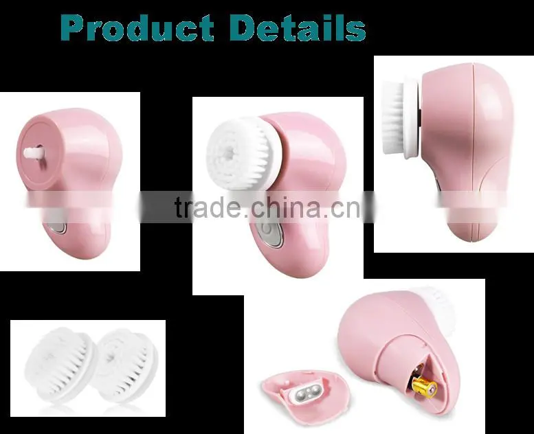 silicone facial cleansing brush