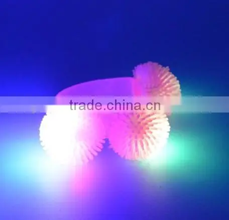 Wholesale LED Flashing Glow Fashion Party Jelly Ball Bracelet Bangle Wristband