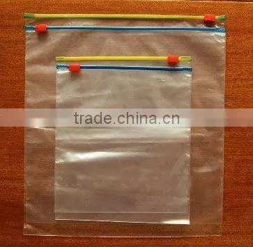 Zipper slider bag