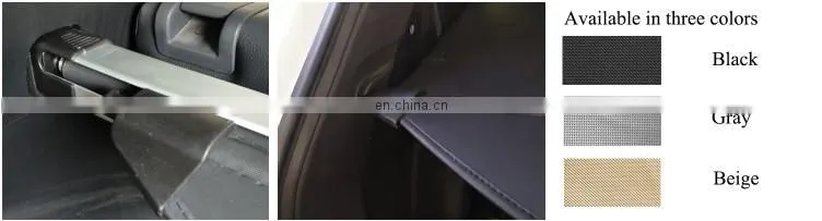 hot sale black car interior accessories Retractable Cover retractable rear luggage cargo cover for bmw x5