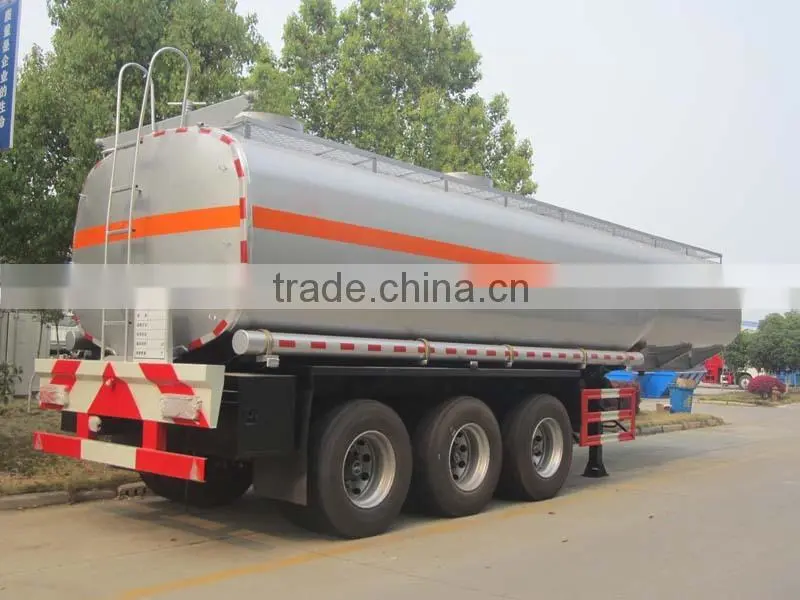 3 axles 50000liters fuel tanker semi trailer for sale