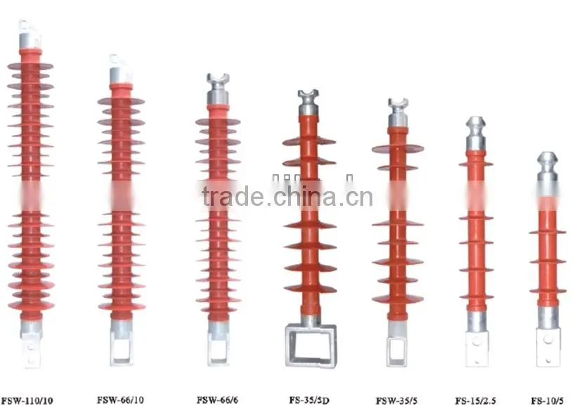 10KV-100KV Composite cross- arm used insulators