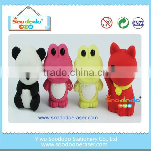 kawaii stationery rubber panda eraser manufacturers