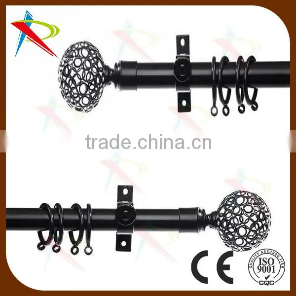 Brown classic european fashion metal curtain rod