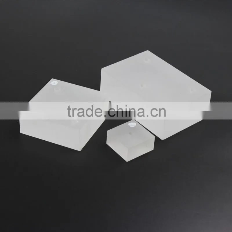 Frosted Acrylic Watch Display Stand Cube Display Stand for Watches RW001