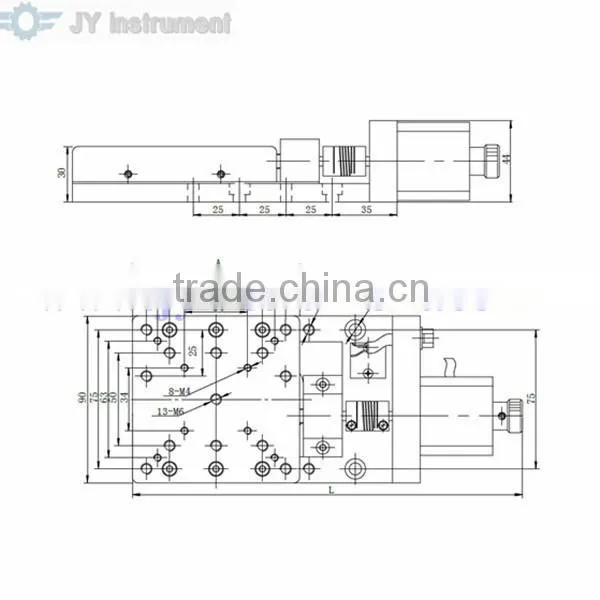 Motorized linear motion, miniature linear stage, motorized dovetail slide