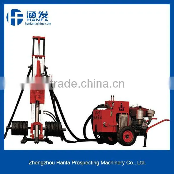 New Designed ! Most portable HFY90 Air & Hydraulic mining drilling rig