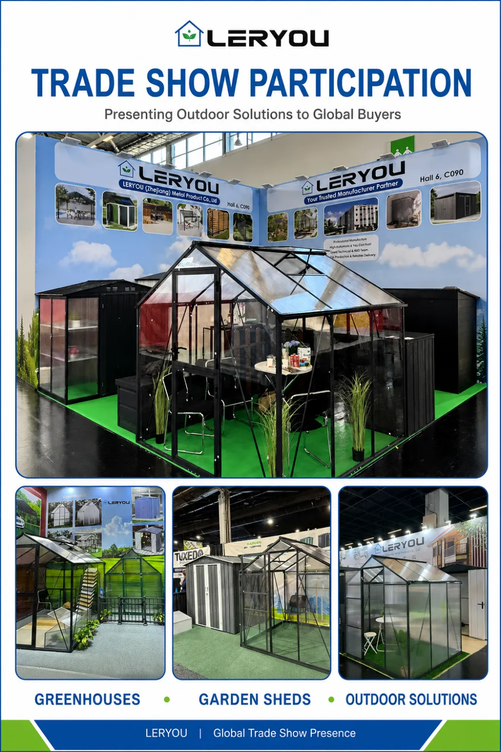 Freestanding garden greenhouse for wholesale buyers