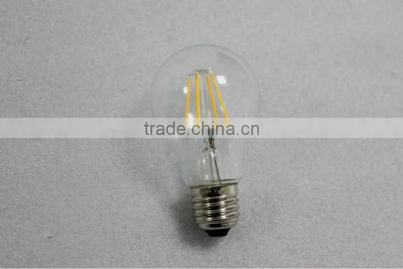2016 new design A60 4W LED Filament LED Bulbs made in haining china