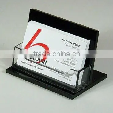 2012 transparent simple acrylic business card holder