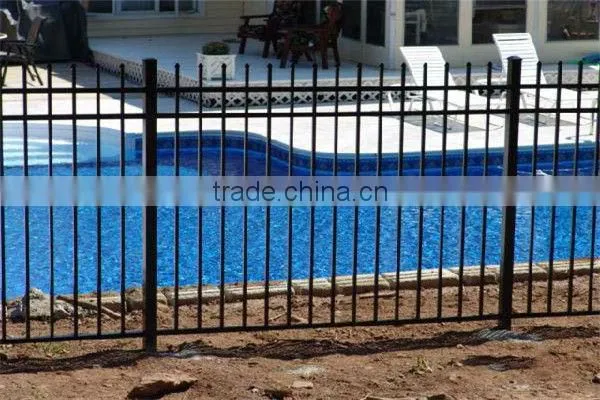 high quality safety premanent wrought iron fence