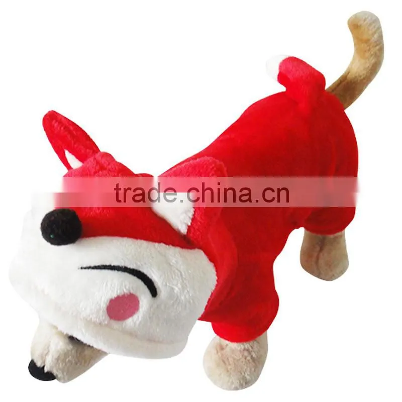 Pet Garment Four-leg Spring/Autumn/Winter Double-sided Flannel Fabrics Fox Dog Clothes