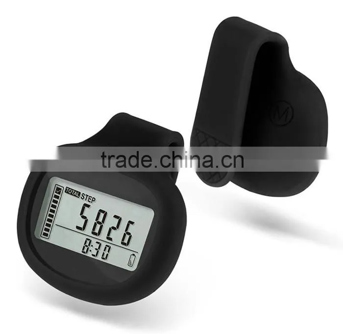 Digital Pocket 3D Pedometer for Walking with Smart Tri-Axis Technology from China Factory