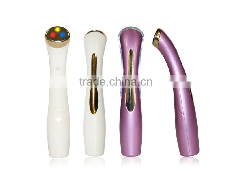 Ion vibration eye massager,finger size eye wrinkle remover,electric eye massager