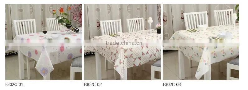 pvc table cloth