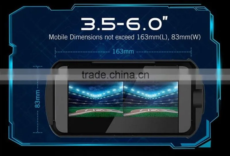 2nd Generation Virtual Reality 3D Movies Games Vr Box 3DGlasses For Smartphone Home Theater