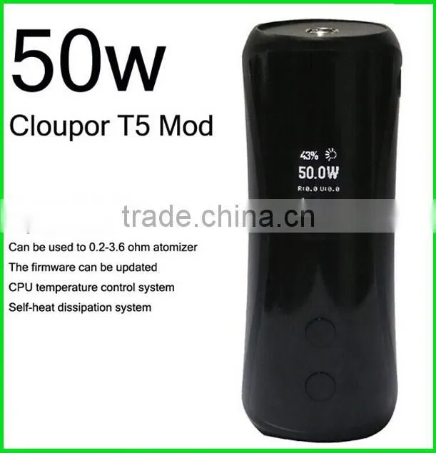 50w mod cloupor t5 fit for 18650 battery can be turned off