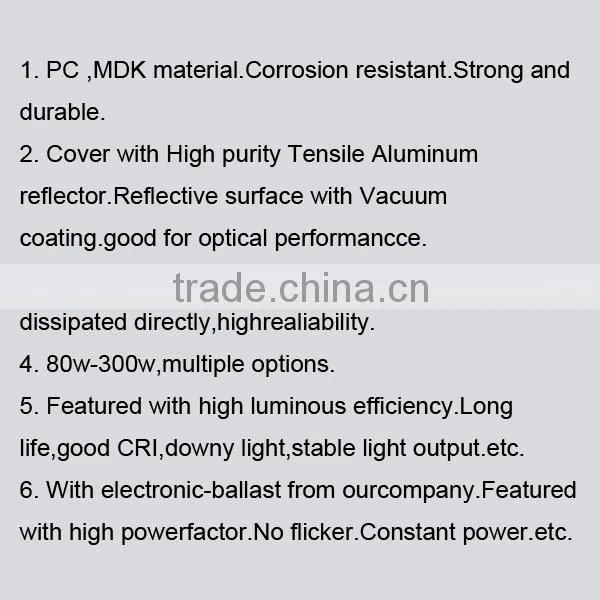 Experienced china manufacturer waterproof & dustproof electronic ballasts high bay induction lamp