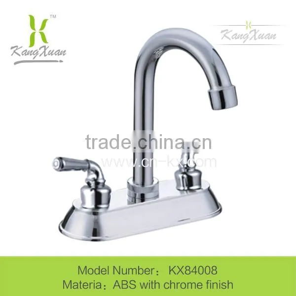 4" Chrome plastic bathroom ABS faucet