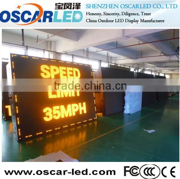 shenzhenxxx com p25 single color varialble led display moving message sign