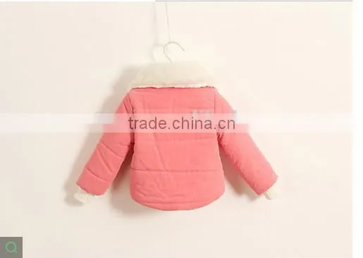 2016 Cute Brighten Watermelon Red Cotton Padded Coat