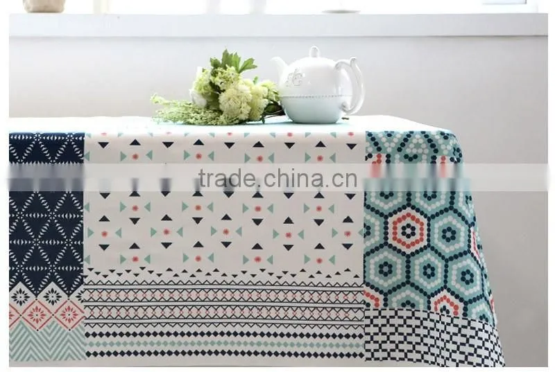 Personality cartoon Linen / Cotton fabric digital printing fabric