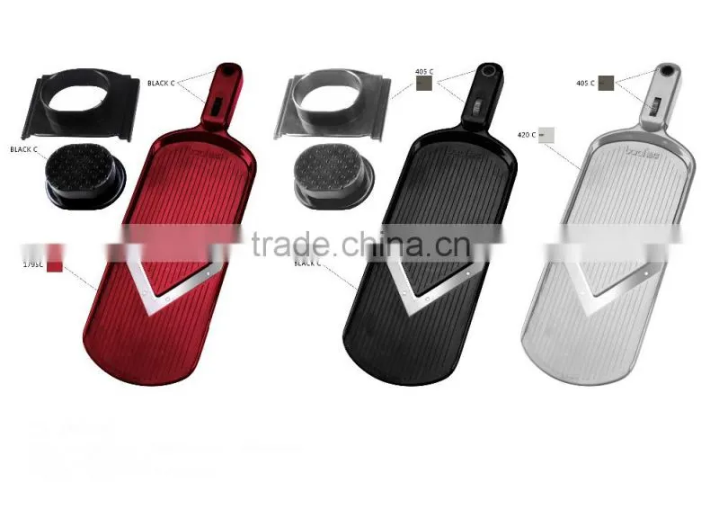 S/S+ABS 30.7*10.7*5 Hot selling Plastic Hand V Blade Mandoline Slicer/Vegetable Fruit Slicer