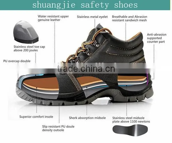 goodyear suede leather factory safety shoes