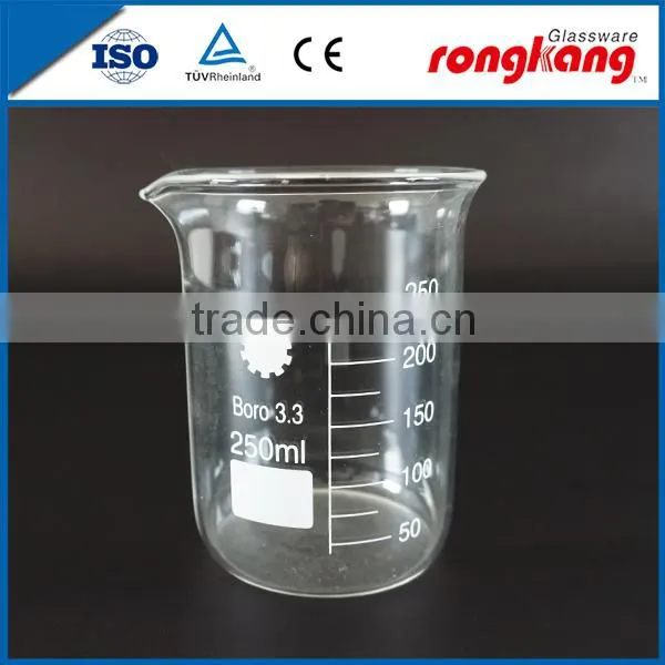 High quartz clear quartz 50ml beaker