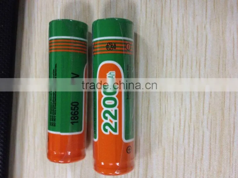 SupFire 2200mAh Capacity rechargerable li-ion 18650 battery