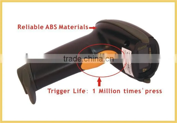 BS-B3-U Laser Barcode User-Friendly German Barcode Scanner USB Port With Stand And Auto Sense