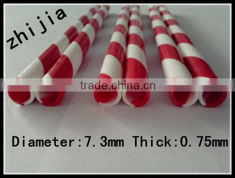 Manufacturer direct sale striped plastic drinking straw