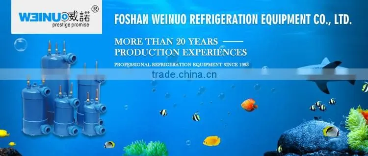WN-R3P titanium condenser heat exchanger