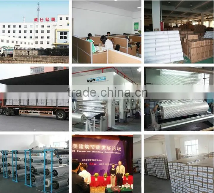 PVC decorative film for glass door and window,China Bamboo pattern decorative film for home and office
